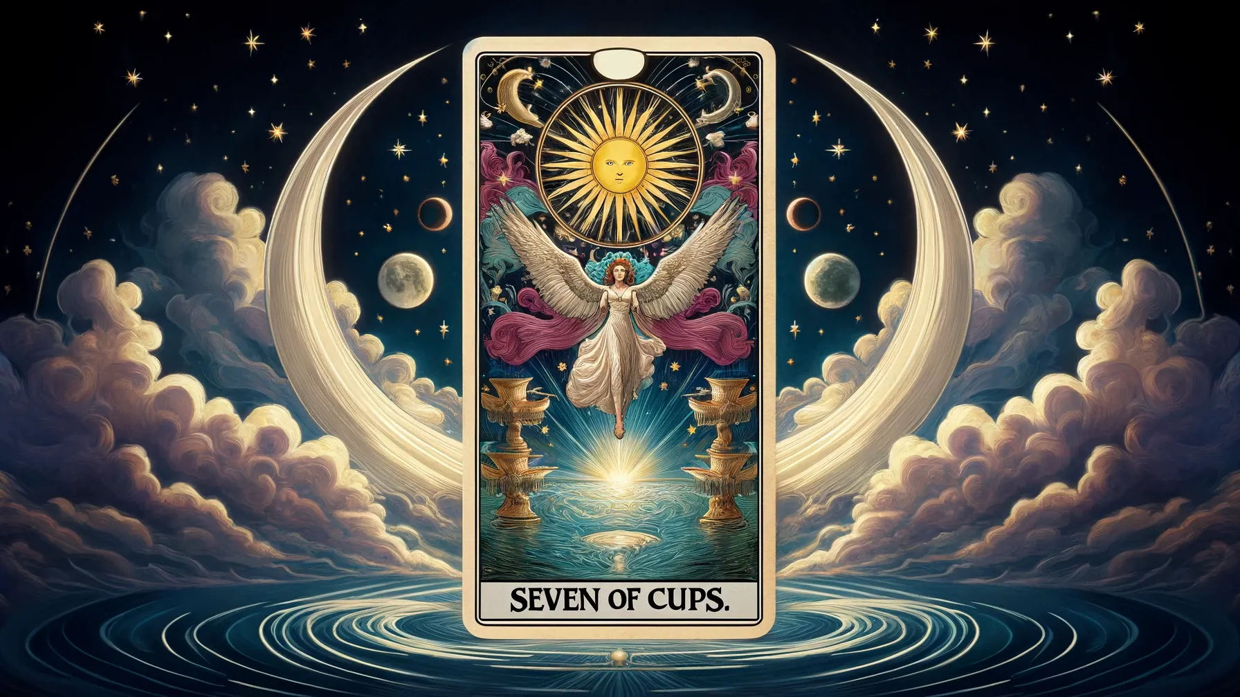Exploring Seven of Cups Tarot Card: Discerning Truth and Making Decisions