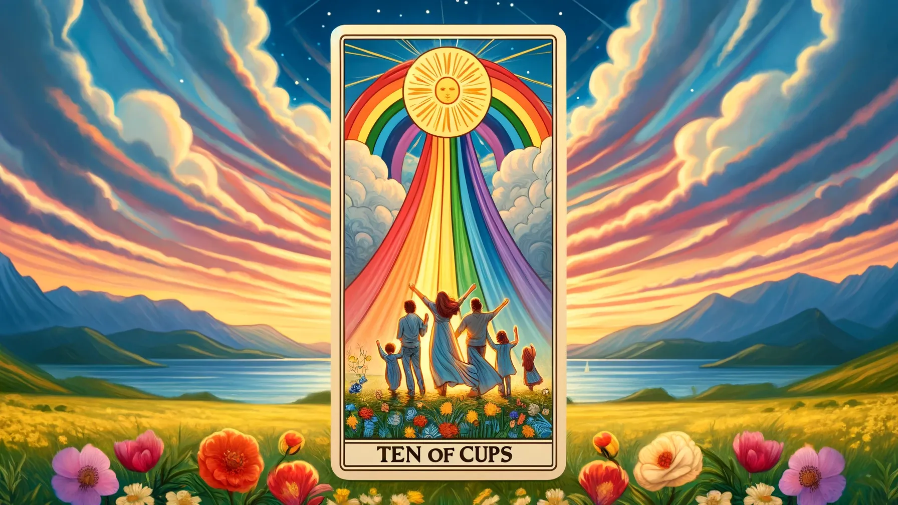Unlocking Ten of Cups Tarot Card: Family Joy