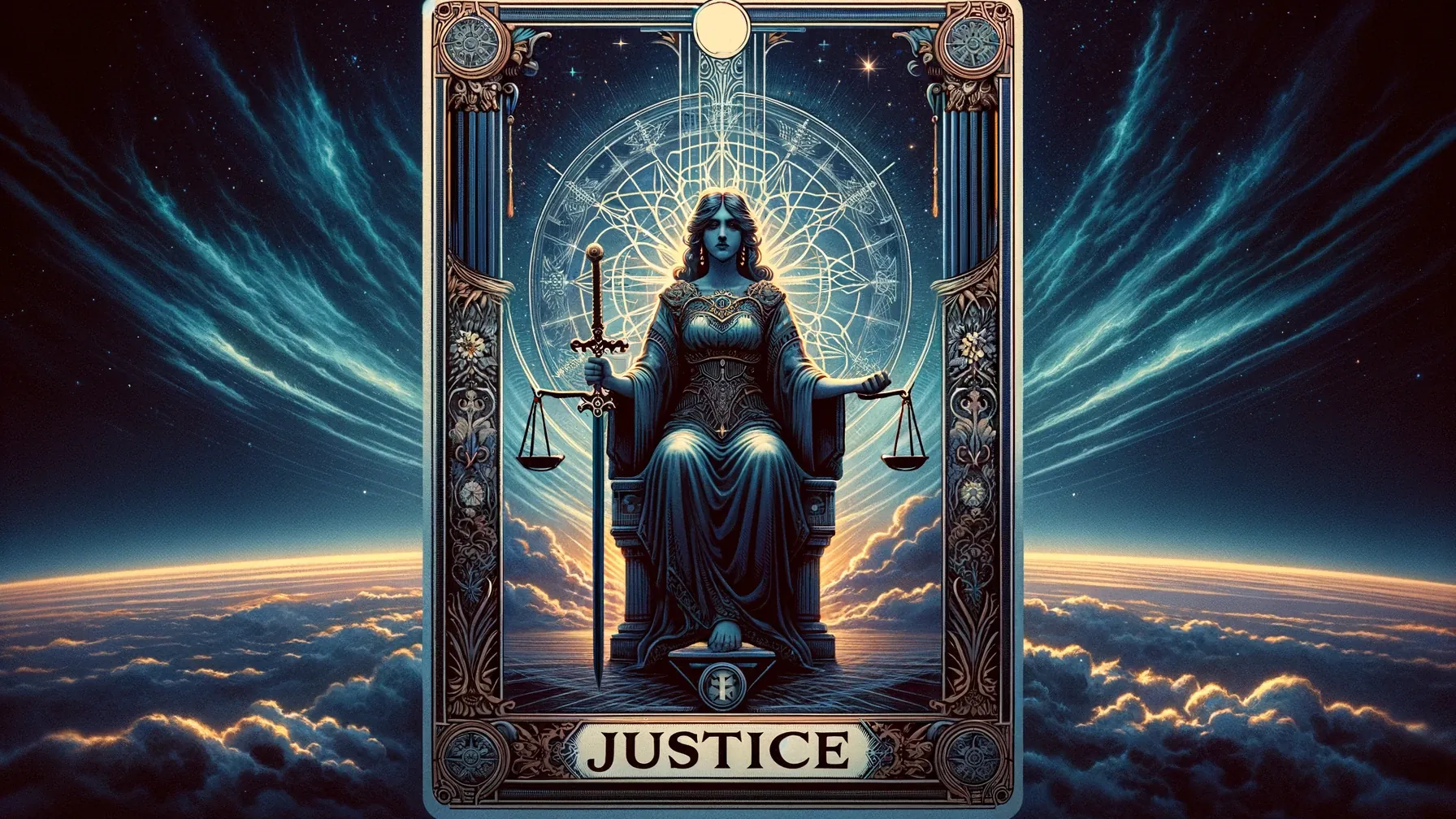Unraveling the Justice Tarot Card's Wisdom: Seeking Equilibrium