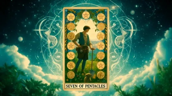 Exploring Seven of Pentacles Tarot Card: Patience and Strategic Reflection
