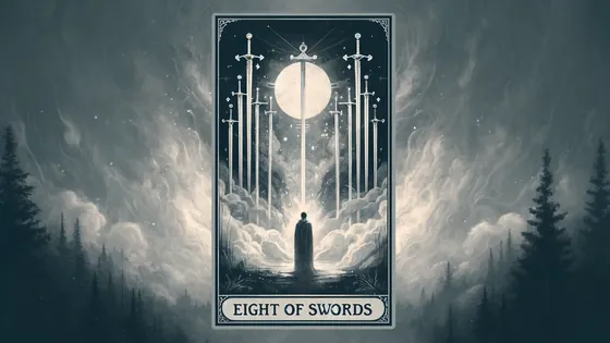 Unlocking Eight of Swords Tarot Card: Overcoming Inner Constraints