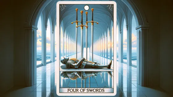 Exploring Four of Swords Tarot Card: Rest, Recovery, and Meditation