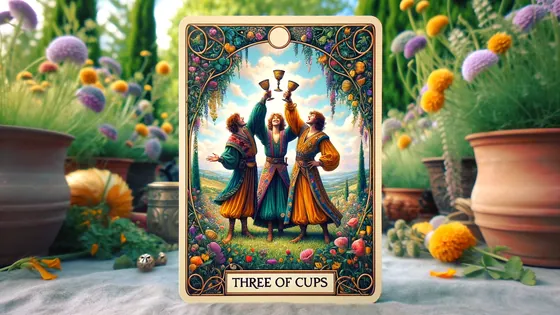 Exploring Three of Cups Tarot Card: Celebrating Joy, Friendship, and Community