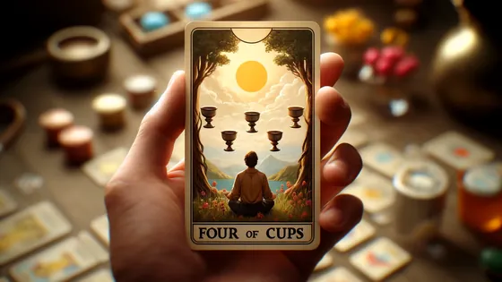 Understanding Four of Cups Tarot Card: Embracing Reflection and New Opportunities