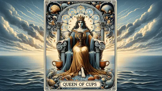 Exploring Queen of Cups Tarot Card: Emotional Depths and Feminine Power